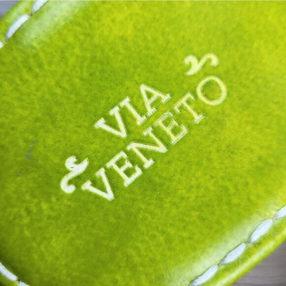 🦄Via Veneto Maui Open Toe Leather Sandals Size 7 - Picture 8 of 9